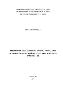 ESPINDULA, Neiva Luzia. Influ&ecirc;ncia do Uso e