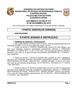 ADIT. BG 211 - De 23 NOV 2015 - Proxy da Polícia Militar do Pará!