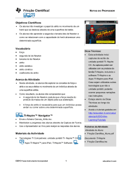 Notas do Professor ()