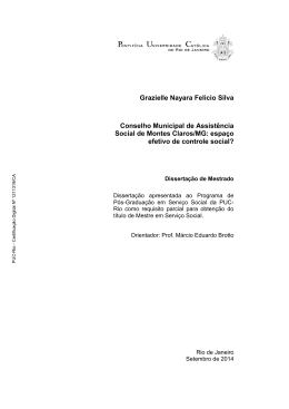 Grazielle Nayara Felicio Silva Conselho Municipal de