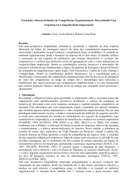 Forma&ccedil;&atilde;o e Desenvolvimento de Compet&ecirc;ncias