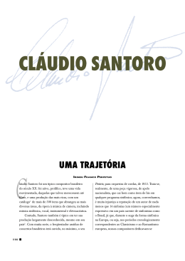 Cláudio Santoro – Uma Trajetória