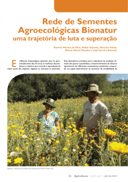 Rede de Sementes Agroecológicas Bionatur: Uma trajetória de luta