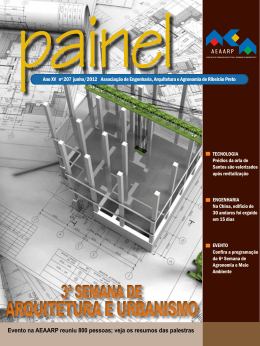 ARQUITETURA E URBANISMO ARQUITETURA E