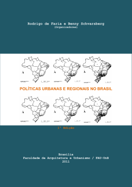 Políticas Urbanas Regionais no Brasil