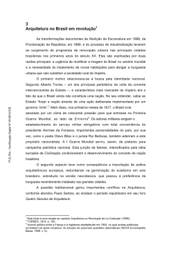 3 Arquitetura no Brasil em revolu&ccedil;&atilde;o
