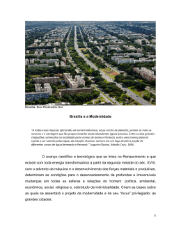 artigo Brasília e a Modernidade