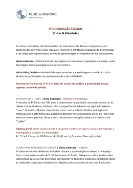 PROGRAMA&Ccedil;&Atilde;O ESCOLAS Visitas & Atividades