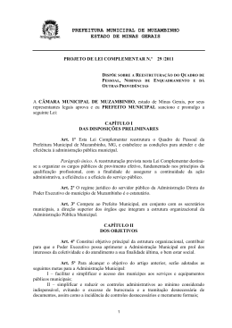 PREFEITURA MUNICIPAL DE MUZAMBINHO