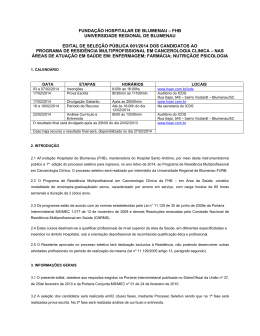 funda&ccedil;&atilde;o hospitalar de blumenau &ndash; fhb universidade regional de