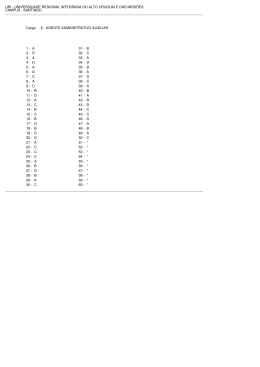 URI - UNIVERSIDADE REGIONAL INTEGRADA DO