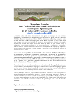 24 Outubro 2014 Manizales - Latin American Community on