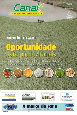 Canal : O jornal da bioenergia (Maio de 2011 Ano 5 N° 56)