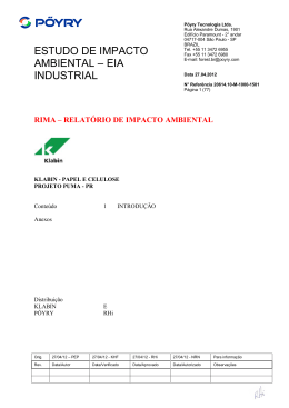 ESTUDO DE IMPACTO AMBIENTAL &ndash; EIA INDUSTRIAL