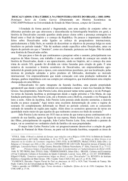 descalvados: uma f&aacute;brica na fronteira oeste do brasil