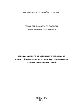 desenvolvimento de um projeto espacial de instalação