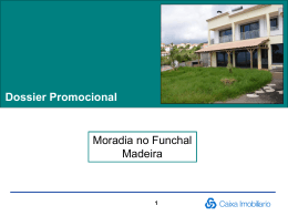 Dossier Promocional Moradia no Funchal Madeira
