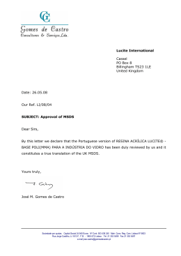 26.05.08 Our Ref. LI/08/04 SUBJECT: Approval of MS