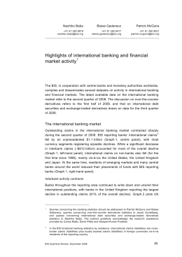 2. Highlights of international banking and financial market activity