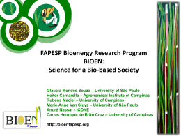 Science for a Bio-based Society