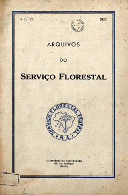 SERVI&Ccedil;O FLORESTAL - Instituto de Pesquisas Jardim Bot&acirc;nico do