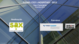 PAINEL CEO&acute;sHOSPITAIS -2015