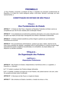 Estado de S&atilde;o Paulo