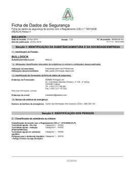 Ficha de seguran&ccedil;a CLP PDF 0.1MB