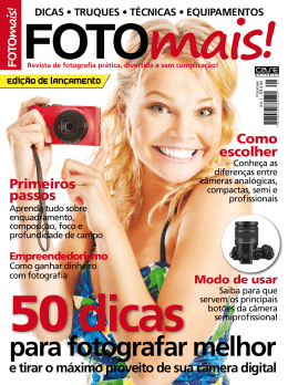 Revista Foto Mais - (11) 3107 2219 Focus Escola de Fotografia