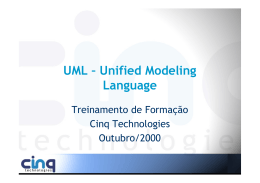 UML – Unified Modeling Language