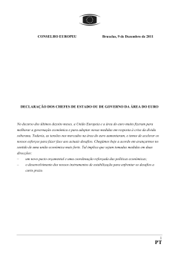 Declaração dos Chefes de Estado ou de Governo da área do Euro