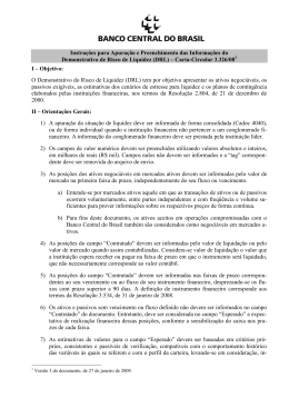 Instru&ccedil;&otilde;es para Apura&ccedil;&atilde;o e Preenchimento das Informa&ccedil;&otilde;es do