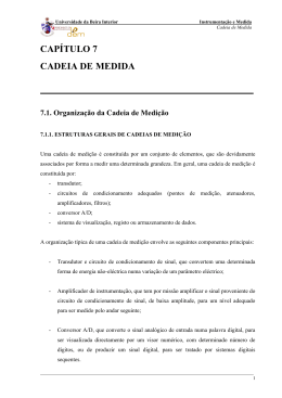 Cap07_Cadeia_de_Medida - Universidade da Beira Interior