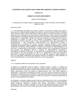 Capítulo 11 da Agenda 21