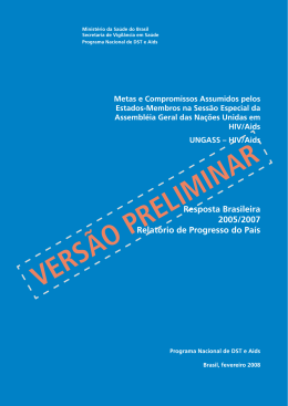 VERS&Atilde;O PRELIMINAR