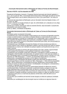Conven&ccedil;&atilde;o Internacional sobre a Elimina&ccedil;&atilde;o de Todas as Formas