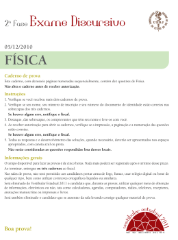FíSICa - Vestibular UERJ