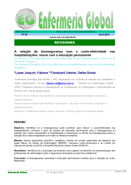 A rela&ccedil;&atilde;o da biosseguran&ccedil;a com o custo