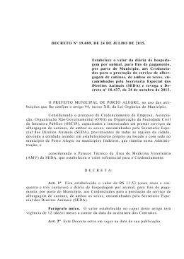 Decreto 19089 - Prefeitura Municipal de Porto Alegre