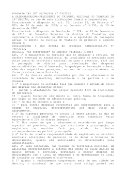 PORTARIA TRT 18ª GP/DG/SOF Nº 03/2013 A