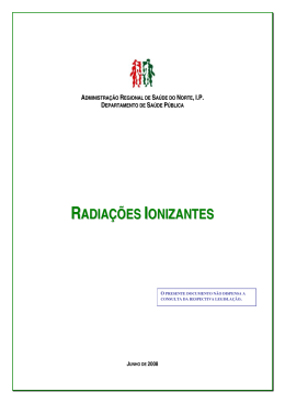 RADIAÇÕES IONIZANTES