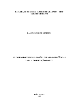 faculdade de ensino superior da para&iacute;ba &ndash; fesp curso de direito