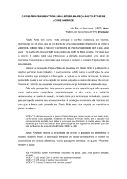 UMA LEITURA DA PE&Ccedil;A RASTO ATR&Aacute;S DE JORGE