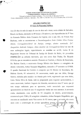 5ª Vara da Fazenda Pública - Tribunal de Justiça do Estado da Bahia