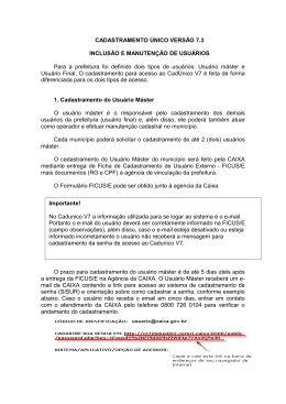 INCLUS&Atilde;O E MANUTEN&Ccedil;&Atilde;O DE USU&Aacute;RIOS NO SISTEMA