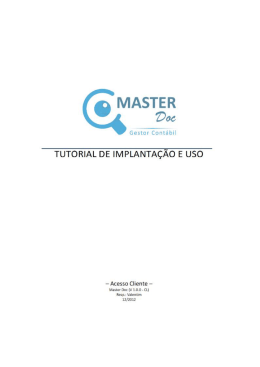 Manual - Master Doc Cliente