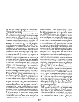 que n&atilde;o est&aacute; articulado verbalmente. &Eacute; uma postura po l&iacute;tica mas