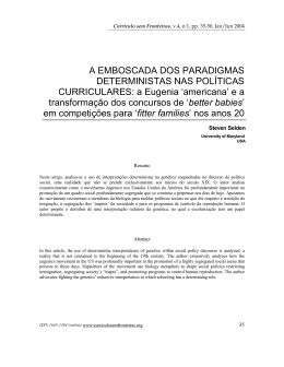 Veja o Artigo - Currículo sem Fronteiras