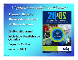 conferência completa - Sociedade Brasileira de Química