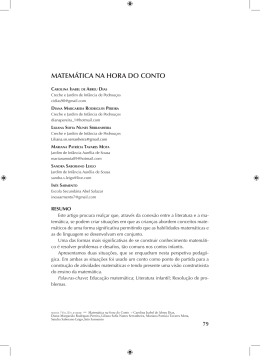 Sensos 4 - Matem&aacute;tica na hora do conto